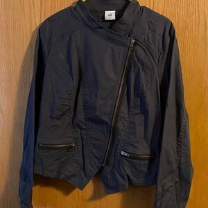 Cabi Dark Grey Moto Jacket, size 1X. (S57)